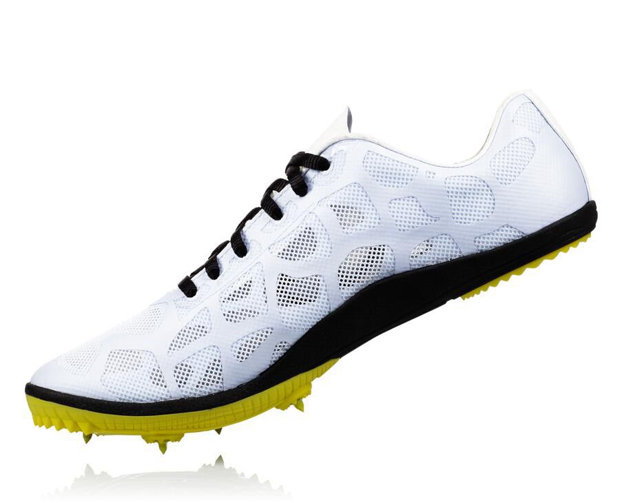 Hoka One One Mens Spikes - Rocket X - White/Blue - JTLZ14283